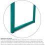 Imagem de Base de Mesa Nova York Para Tampos De Madeira Até 140cm X 60cm Verde