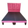 Imagem de Base de sofá-cama Rimar European Type 2 lugares, pelúcia rosa