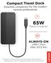 Imagem de Base de Viagem USB-C Lenovo com Monitor Duplo - 7 Portas - Preta