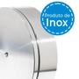 Imagem de Base Giratória Inox 10Cm Com Rosca M6 Rolamento Interno