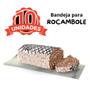 Imagem de Base Laminada Prata Rocambole 33,5X18,5Cm Com 10 Unidade