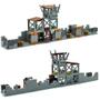 Imagem de Base militar Building Block Toy ZHX com 288 unidades para crianças de 8 anos ou mais