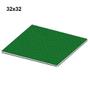 Imagem de Base para Blocos 32x32 Verde Placa para Blocos Base Plate - Jie Star