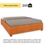 Imagem de Base para Cama Box Queen Mônaco (35x164x203 cm) Cinamomo