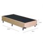 Imagem de Base para Cama Box Solteiro 88x188x25 Sued Bege Dancar