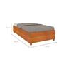 Imagem de Base para Cama Box Solteiro Mônaco (35x94x193cm) Cinamomo