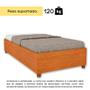 Imagem de Base para Cama Box Solteiro Mônaco (35x94x193cm) Cinamomo