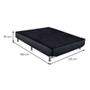 Imagem de Base para Cama Box Viúva Cori III Preta