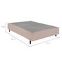Imagem de Base para Cama Box Viúva Guldi (38x128x188) Cru