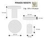 Imagem de Base Para Corais Redonda Com Pino 2x2cm 10 Unidades