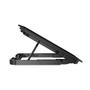 Imagem de Base Para Notebook 15.6" C3Tech, Com Suporte de Celular, Led Azul, Preto - NBC-40BK