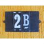 Imagem de Base Para Numeros Retangular Pvc Caiado 1  - Kit C/10
