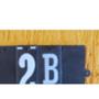 Imagem de Base Para Numeros Retangular Pvc Caiado 1  - Kit C/10
