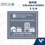 Imagem de Base para válvula de descarga deca hydra max 1.1/4 (dn32) 4550.404