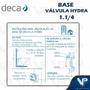 Imagem de Base para válvula de descarga deca hydra max 1.1/4 (dn32) 4550.404