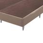 Imagem de Base Sommier de Cama Box Alta Linho Bege King 186cm - 70605