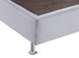 Imagem de Base Sommier material sintético Branco Queen 23x158x198 - Revestida em material sintético - Ortobom