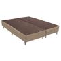 Imagem de Base Sommier Veludo Bege King (186x198x30) - Ortobom