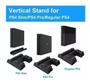 Imagem de Base Suport Vertical Carregador Cooler 3 Em 1 Compativel Ps4 Slim Pro Marca - Dube