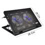 Imagem de Base Suporte 2 Coolers Para Notebook Shine Usb Led Letron