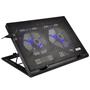 Imagem de Base Suporte 2 Coolers Para Notebook Shine Usb Led Letron