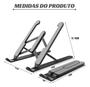 Imagem de Base Suporte Ergonômico Para Notebook Netbook Tablet Dobrável