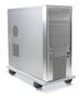 Imagem de Base Suporte Gabinete Cpu Computador Branco Com Rodas Mdf