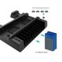 Imagem de Base Vertical Multiuso Para Ps 4  c/ Cooler + Carregador Duplo c/ Led