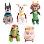 Imagem de Basta jogar DC Super-Pets Small Plush 5-Piece Set Stuffed Animals, Kids Toys for Ages 3 Up, Amazon Exclusive