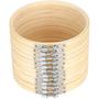 Imagem de Bastidor Bambu Com Tarraxa Bordado Manual Ponto Russo 20cm