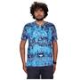 Imagem de Bata Azul 100% Viscose com Estampa Tie Dye Inspirada na Arte Maori Azul