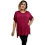 Imagem de Bata Blusa Malha Viscolycra Manga Curta Plus Size Lisa 