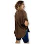 Imagem de Bata Indiana Feminina Poncho Bordado Colorido Plus Size 001