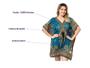 Imagem de Bata Kaftan Indiana Longuete Saída De Praia Plus Size