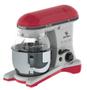 Imagem de Batedeira Planetária Eclair 5 Litros Vermelha EBP-500 Braesi Com Bivolt Automático e Cuba Inox