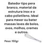 Imagem de Batedor tipo pera 40cm inox branco bp-40 fue inox fouet inox