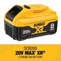 Imagem de Bateria 20V Xr Íons De Lítio 8,0 Ah Premium Dcb208 B3 Dewalt