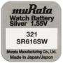 Imagem de Bateria 321 SR616SW Sony/Murata Cartela C/5 Pilha 1.55V