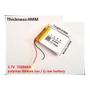 Imagem de Bateria 3,7v 750mah  4mm X 34mm X 43mm Gps