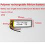 Imagem de Bateria 401235 3,7v 100mah  4mm X 12mm X 35mm