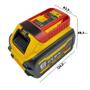 Imagem de Bateria 6Ah 60V DCB606-B3 Compatível com Serra Sabre DeWalt DCS388T2