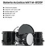 Imagem de Bateria Acústica Completa Mxt Mb120p Com Pratos E Banco
