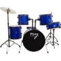 Imagem de Bateria Acústica New York 2TE Azul com Ferragens Pretas