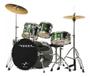 Imagem de Bateria Acústica Vogga Bumbo 22 Vpd924 Verde C/ Kit Capa Bag