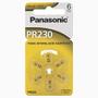 Imagem de Bateria Auditiva Panasonic Zinco Ar PR-230BR 1,4V 63Mah 6 Unidades PR-230BR/300 29982