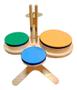 Imagem de Bateria Brinquedo Infantil Baby Prato E Baqueta Jog Vibratom