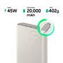 Imagem de Bateria Carregador Portatil 3x USB-C 20000mAh Super Rapida 45W