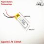 Imagem de Bateria Com 3 Fios  4mm X 10mm X 30mm 3,7v Com 3 Fios