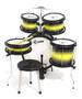 Imagem de Bateria Criança Infantil Luen Pop Kids Completa Com Prato