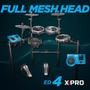 Imagem de Bateria Eletrônica X Pro Ed4 Mesh Head